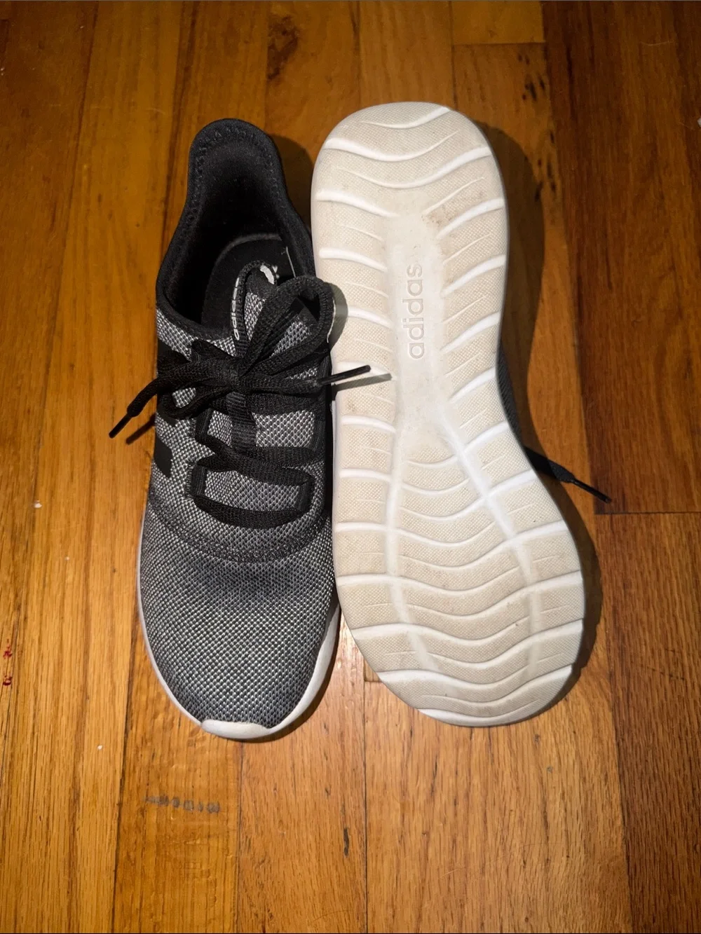 adidas Black and Gray Women's Athletic Sneakers